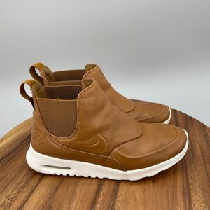 Nike Air Max Thea Shoes Womens Size 8 Brown Leather Mid Comfort Walking Sneakers